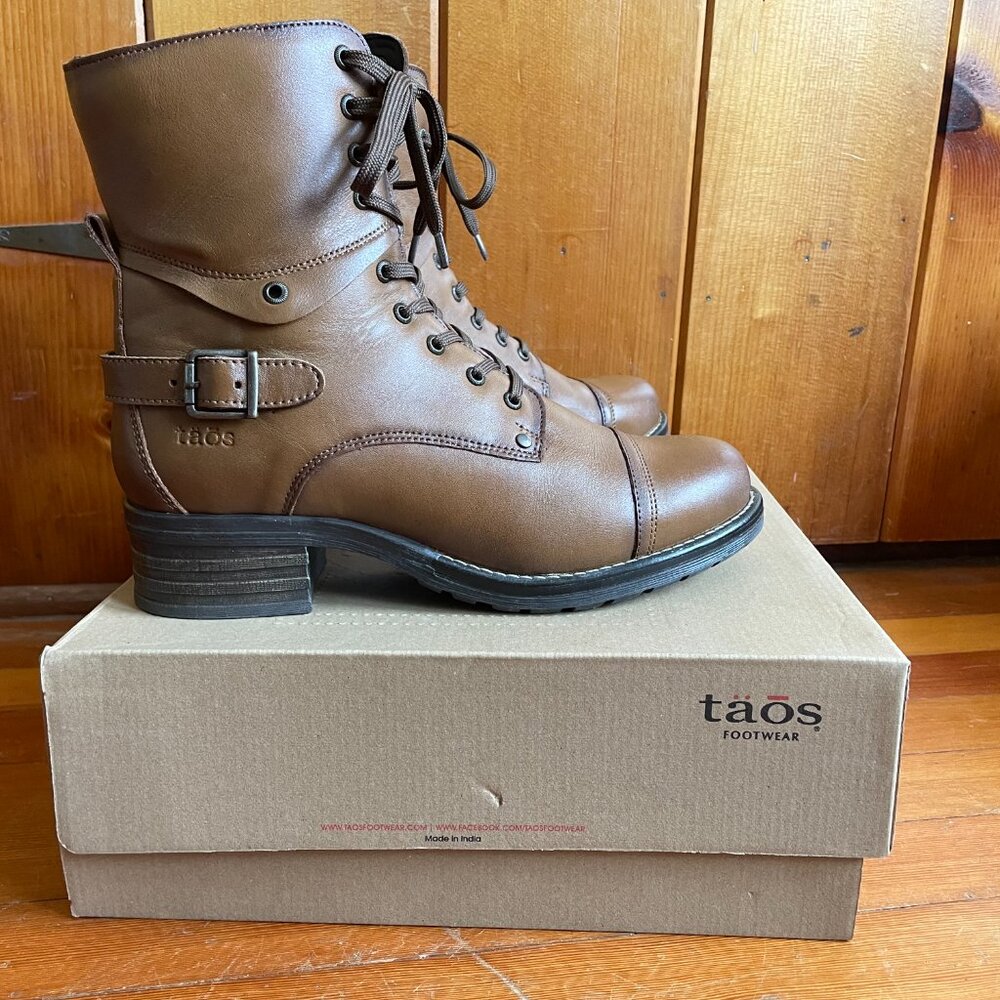 Taos Crave Tan Boots Size 42 - Picture 3 of 5